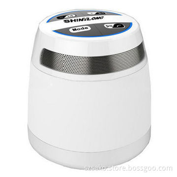Fashion Mini Audio Speaker with Bluetooth, TF Card, Voice Reminder Function and Radio
